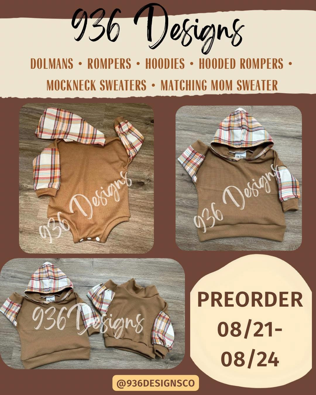 Fall Plaid- Matching Mom Sweater