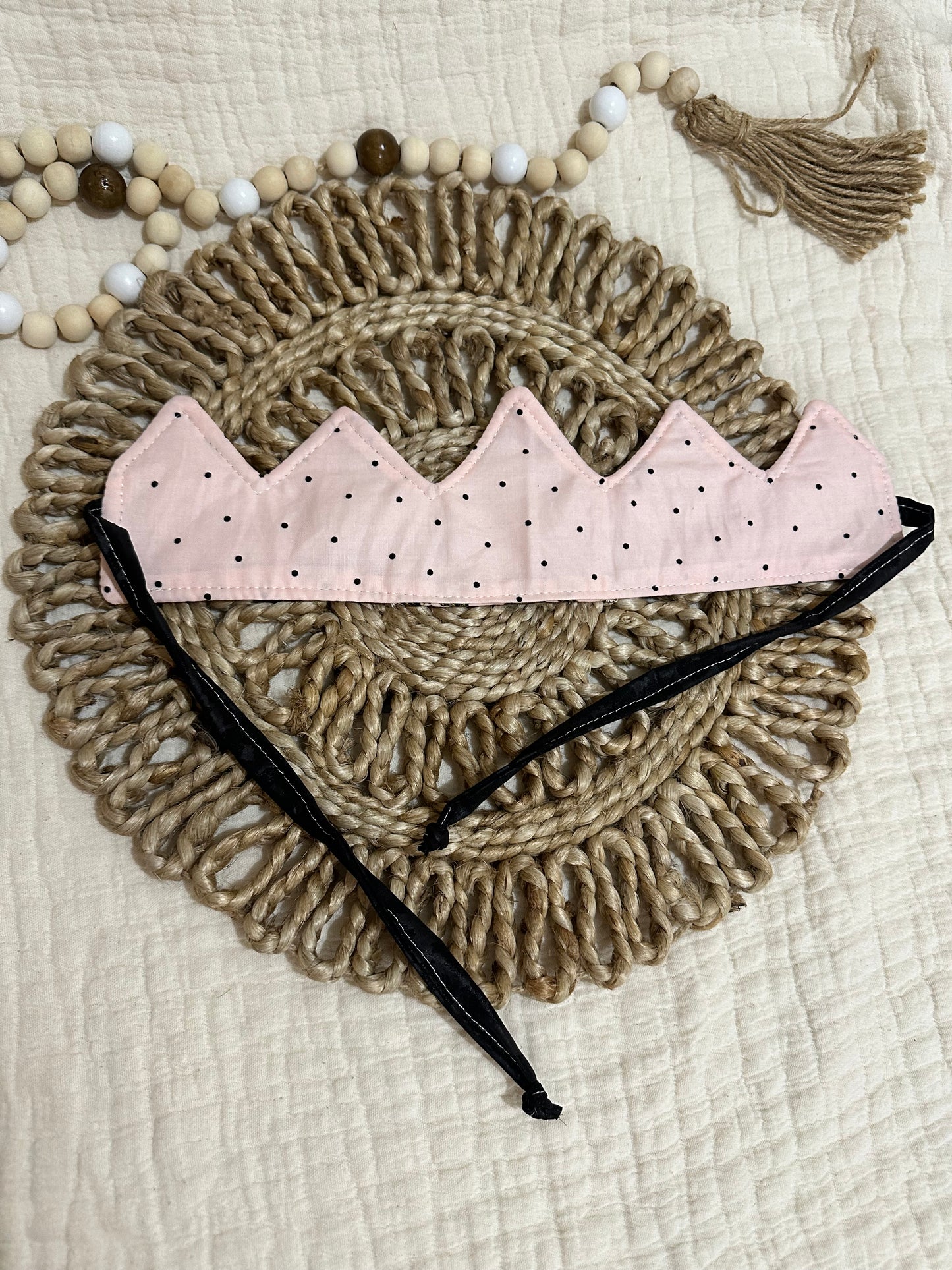 Fabric Crown- Reversable